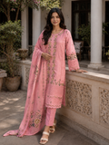 Rose Pink Embroidered 3-Piece Suit