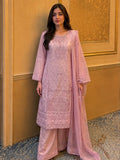 Blush Pink Embroidered 3-Piece Suit